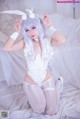 G44不会受伤 Cosplay 碧蓝航线 恶毒皮肤 懒懒的白兔 P17 No.3ac970 Image No. 17